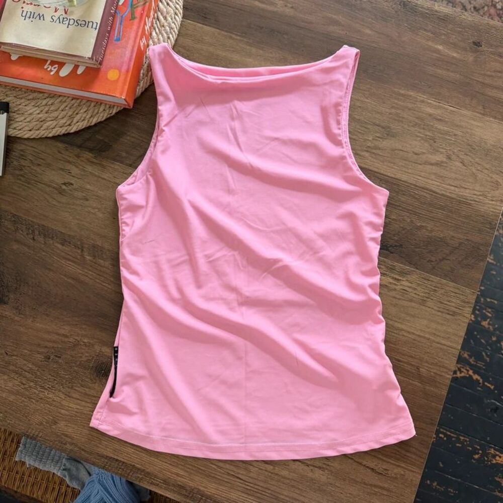 Missguided hot pink tank top